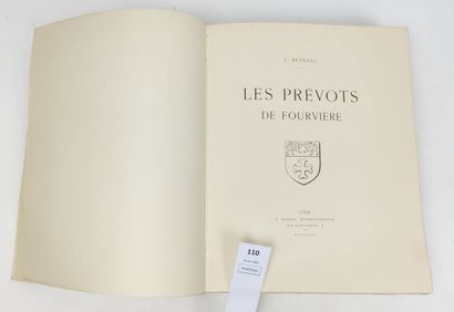 null BEYSSAC J. Les Prévôts de Fourvière. Un volume in-4 broché sous couvertures...