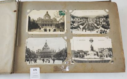 null Album de cartes postales anciennes diverses (Allier, Auvergne, Loire, Saône...