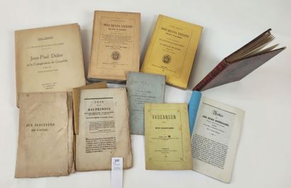 null [Dauphiné]. Un ensemble de 9 volumes ou plaquettes XIXe ou du XXe siècle :

DUCHESNE...