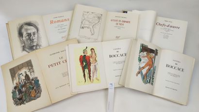 null [Illustrés Modernes]. 6 volumes dont 2 cartonnages Bonnet :

ZOLA (Émile). Chefs...