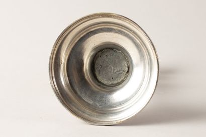null Paire de bougeoirs en bronze argenté
Fin 18ème siècle.
H : 25 cm 