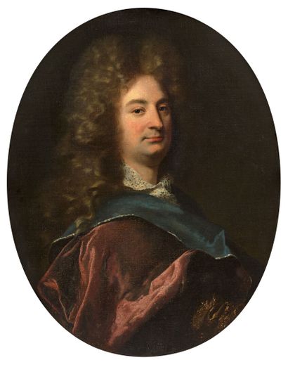 Hyacinthe RIGAUD (1659-1743) 
Presumed portrait...