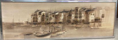 null Georges DAMIN (1942 ) 

Vue de Saint Tropez

huile sur toile, signée en bas...