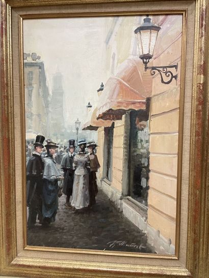null Rue à Saint Petersbourg

huile sur toile, signée en bas à droite

59 x 38 c...