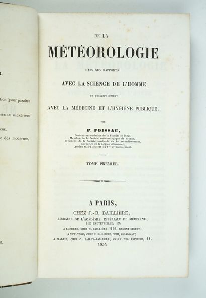 null Un ensemble de textes sur l'Hygiène : 

BONNET (Jean-François-Victor) : Essai...