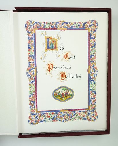 null PISAN (Christine de) : Les Ballades. Illustrations de Lucy BOUCHER. Nice, éditions...