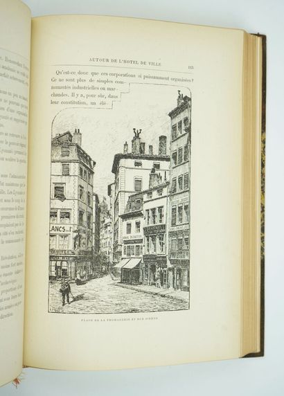 null JOSSE Monsieur [BLETON (Auguste)] : A travers Lyon. Nouvelle édition revue et...