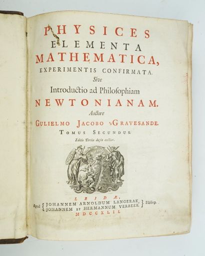 null 's GRAVESANDE (Willem Jacob): Physices elementa mathematica, experimentis confirmata...