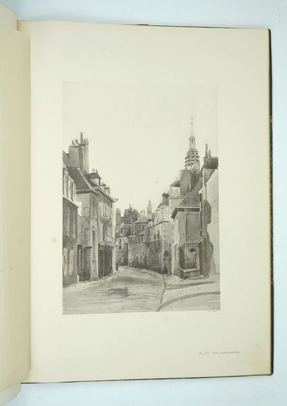null MOHLER (Louis) : Album du vieux Nevers. Nevers, Imprimerie de la Nièvre, phototypie...