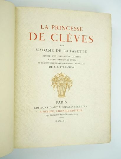 null LA FAYETTE (Madame de) : La Princesse de Clèves. Un portrait et 14 gravures...