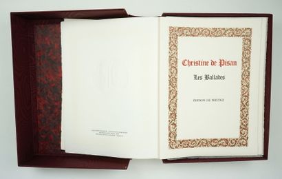 null PISAN (Christine de) : Les Ballades. Illustrations de Lucy BOUCHER. Nice, éditions...