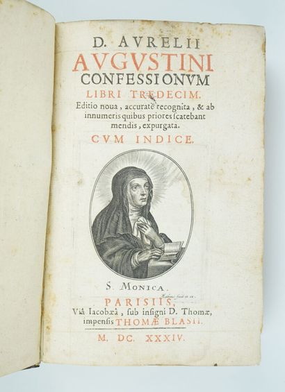 null Saint AUGUSTIN : D. aurelii Augustini confessionum libri tredecim. Editio nova,...