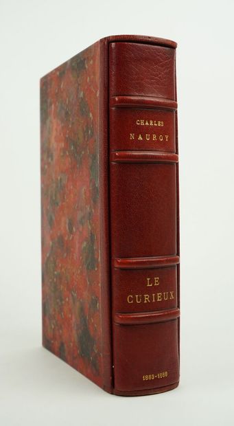 null NAUROY (Charles) : Le Curieux. Paris, Librairie de Saint-Jorre, 1883-1888. 2...