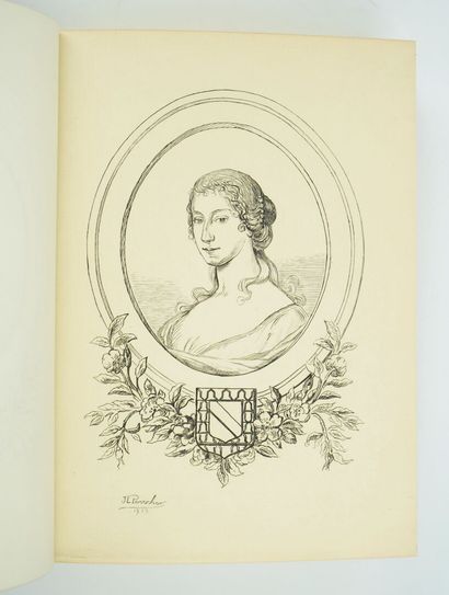 null LA FAYETTE (Madame de) : La Princesse de Clèves. Un portrait et 14 gravures...