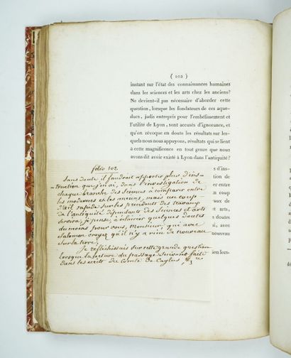 null MAUDET de PENHOUET (Armand) : Lettres sur l'histoire ancienne de Lyon, dans...