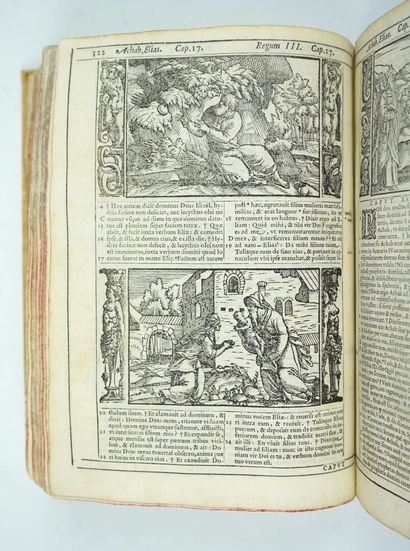 null [Bible illustrée du 16ème siècle] BIBLIA ad Vetustissima exemplaria Nunc recens...