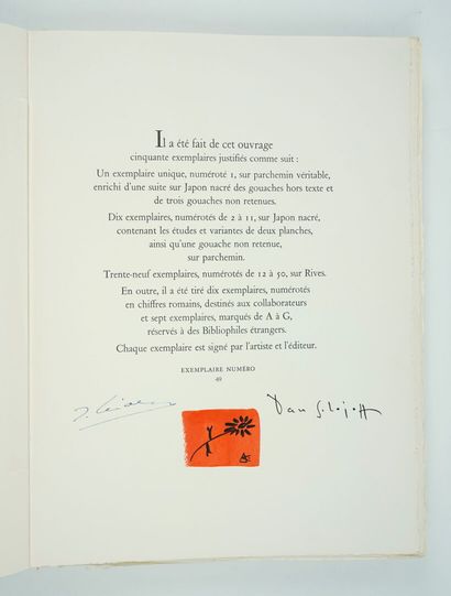 null BAUDELAIRE (Charles): Spleen and ideal. Work illustrated with original gouaches...