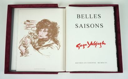 null COLETTE : Belles saisons. Promenades au milieu des fleurs, de la neige, des...