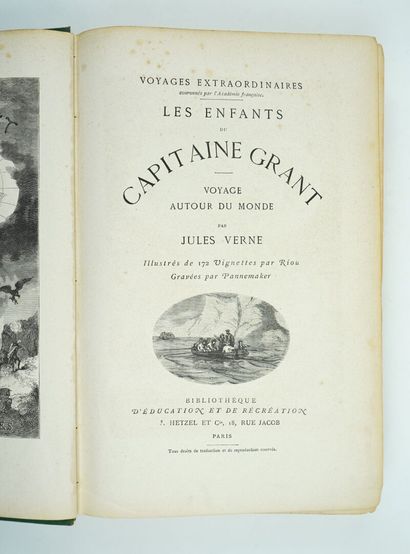 null VERNE (Jules): The children of Captain Grant. Paris, Hetzel, (1875-1877).

Cartonnage...