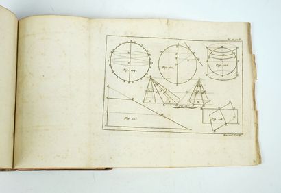 null LA CHAPELLE (Jean-Baptiste de) : Institutions de Géométrie, enrichies de notes...