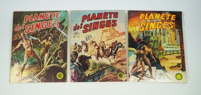 null La Planète des Singes. Série complète des 19 numéros parus chez Lug, 1977-1978....