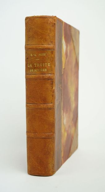 null PETIT (G.-Albert) : La Truite de Rivière. Pêche à la Mouche artificielle. Paris,...