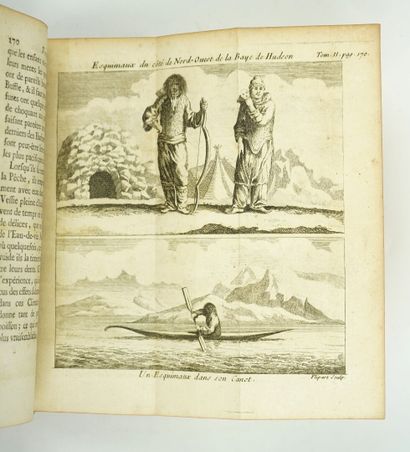 null ELLIS (Henry) : Voyage de la baye de Hudson, fait en 1746 & 1747, pour la découverte...