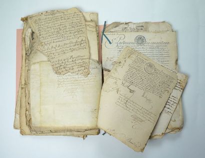 null [Manuscript] PROCEEDINGS of the sieurs de La Fond against the president Lamoignon....