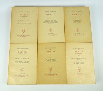 null COLETTE : OEuvres complètes. Paris, Le Fleuron, Flammarion, 1949. 15 volumes.

16...