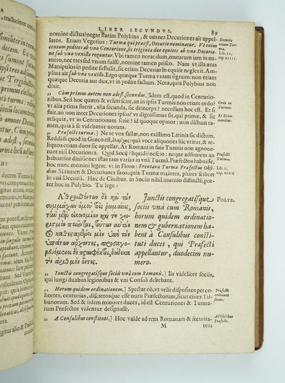 null LIPSE (Juste) : De militia romana libri quinque, commentarius ad polybium. Editio...