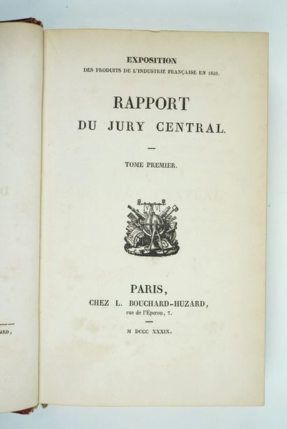 null Exposition des produits de l'industrie française en 1839. Rapport du jury central....