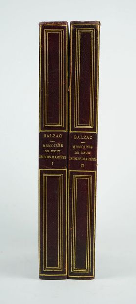 null BALZAC (Honoré de): Memoirs of two young brides. Paris, Hippolyte Souverain,...