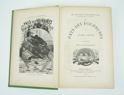 null VERNE (Jules): Le pays des fourrures. Paris, Hetzel, s.d. (1873-1874). One volume

Green...