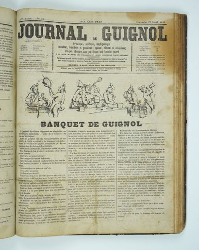 null Le JOURNAL de GUIGNOL, drolatique, satirique, amphigourique, cascadeur, fouailleur...