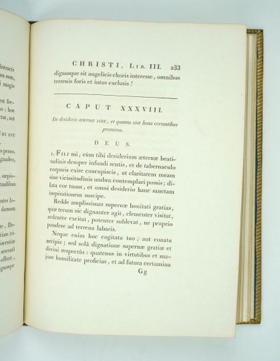 null [KEMPIS (Thomas a)] : Libri quatuor De imitatione Christi, praecipuo regni administro,...