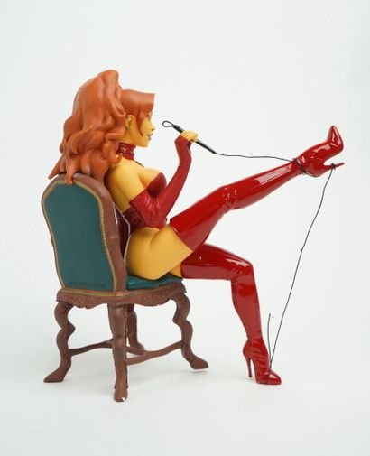 null Fleur de Cuir - Meynet.

Sylvia and the whip. 

Figurine of ATTAKUS collection....