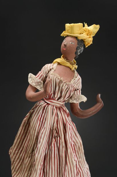 Creole dancer, dancing automaton 
Figure...