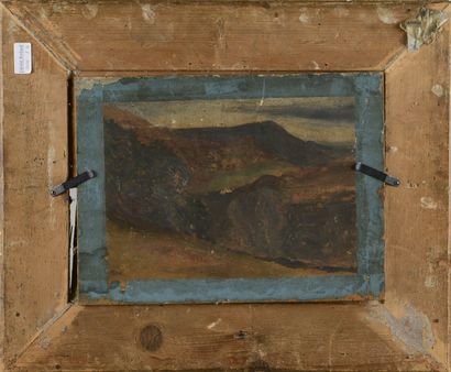 null Norbert GOENEUTTE (1854-1894)
Landscape 
oil on panel
28, 5 x 38 cm
joint a...