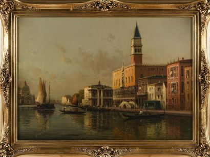 Antoine BOUVARD (1870-1955)
View of Venice:...