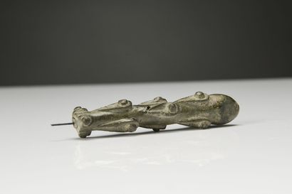 null Massue d'Hercule
Bronze à patine verte lisse.
Art romain
H. : 10.2 cm.
Ex vente...