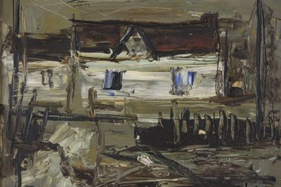 null Georges LAPORTE (1926-2000)
House
Oil on panel
Signed lower right
25 x 33.5...