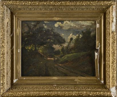 Norbert GOENEUTTE (1854-1894)
Landscape 
oil...