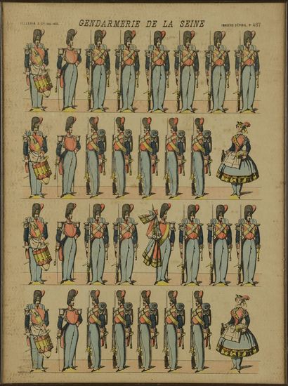 Two engravings in color
Gendarmerie of the...