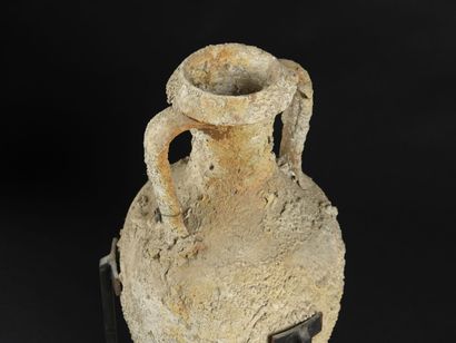 null [UNDERWATER ARCHEOLOGY]
Greek-Italian terracotta amphora, small model with a...