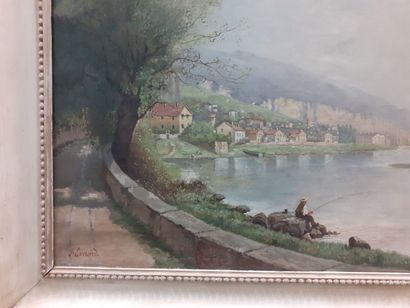 null EUVRARD
Couzon au mont d'Or
Huile sur toile
signée en bas à gauche
56 x 80 cm...