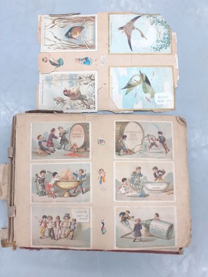 null Album de Chromos publicitaire vers 1900 (manque un plat à l'album)
24 x 36 cm...