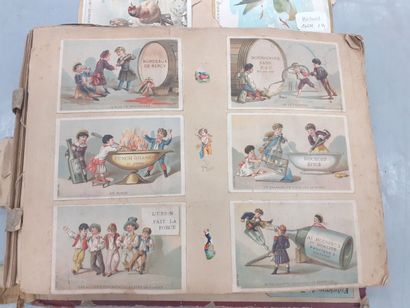 null Album de Chromos publicitaire vers 1900 (manque un plat à l'album)
24 x 36 cm...