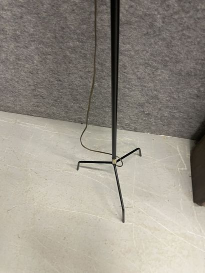 null Lampadaire en métal parkerisé noir abat jour en corde
H : 155 cm