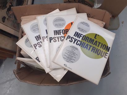 null Lot de plusieurs livres 'l'information psychiatrique'