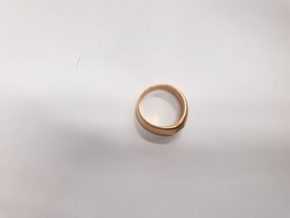 null Monture de bague en or jaune, pds : 8, 35 gr